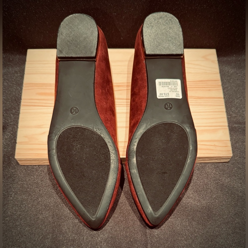 NWT-Cato Merlot/Burgundy Color Women’s Flats. Size 10 - Picture 10 of 16